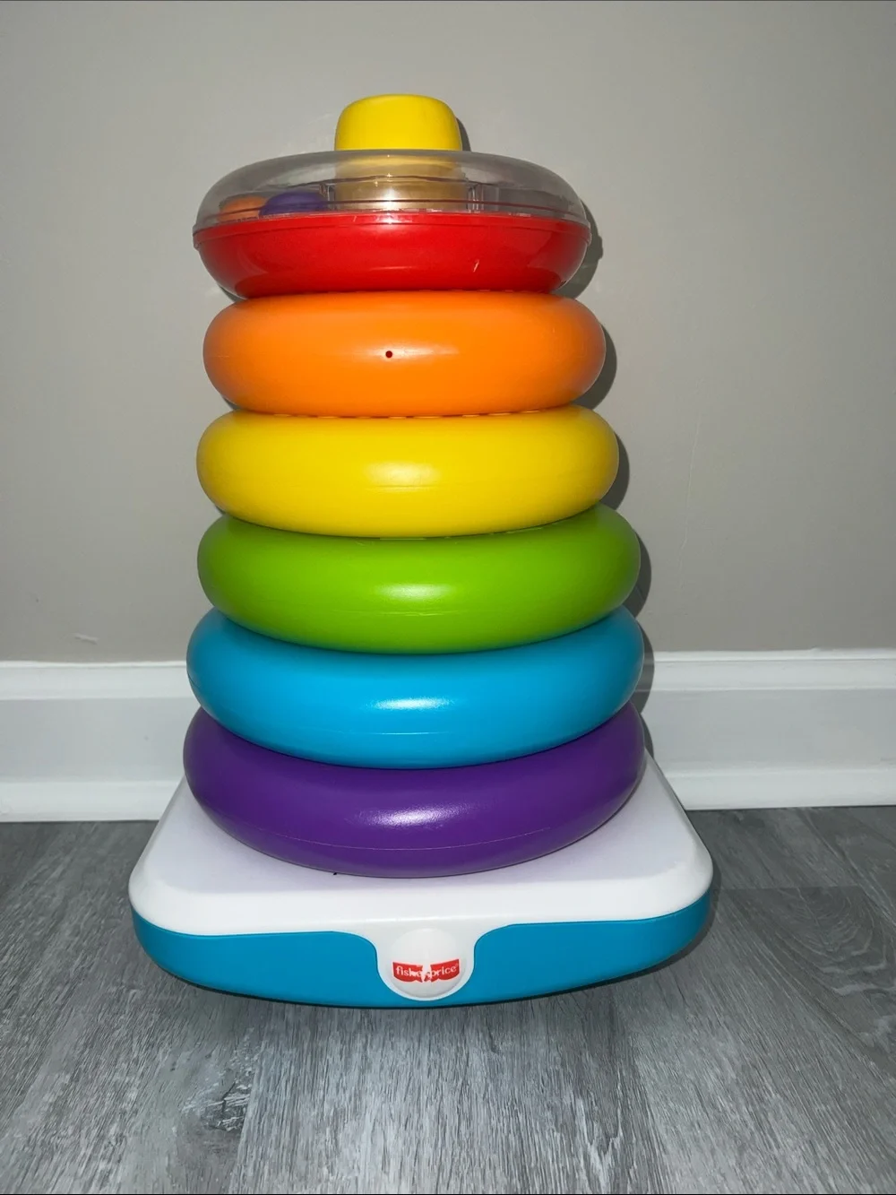 Fisher-Price Giant Rock-a-Stack Infant and Toddler Stacking Toy